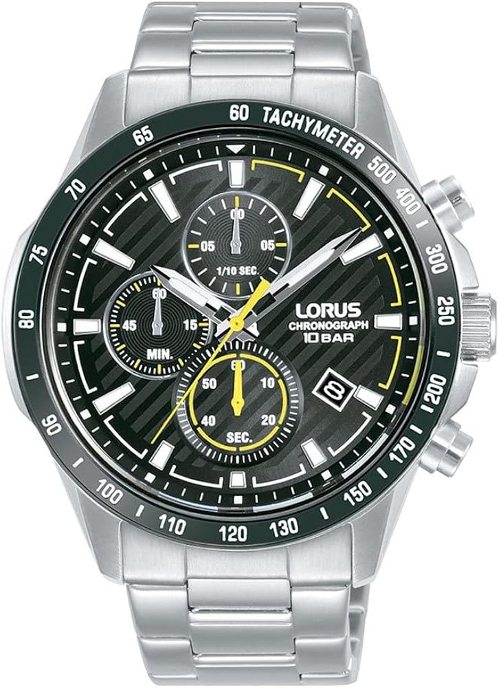 Lorus Reloj Analógico de Cuarzo para Hombre con Pulsera de Piel y Metal