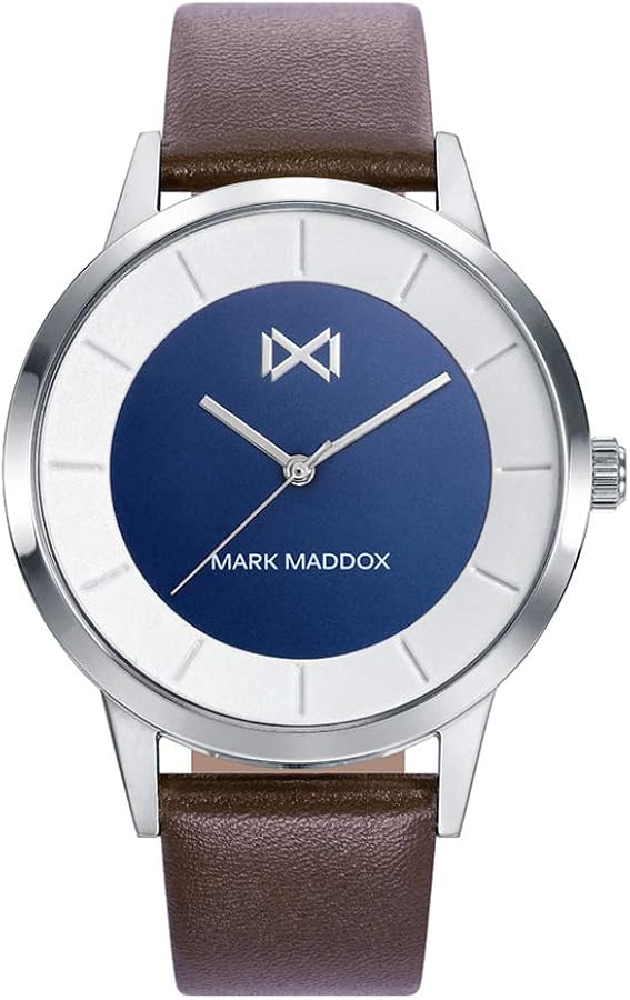 Reloj Piel Marron Mark Maddox Hombre HC7128-37