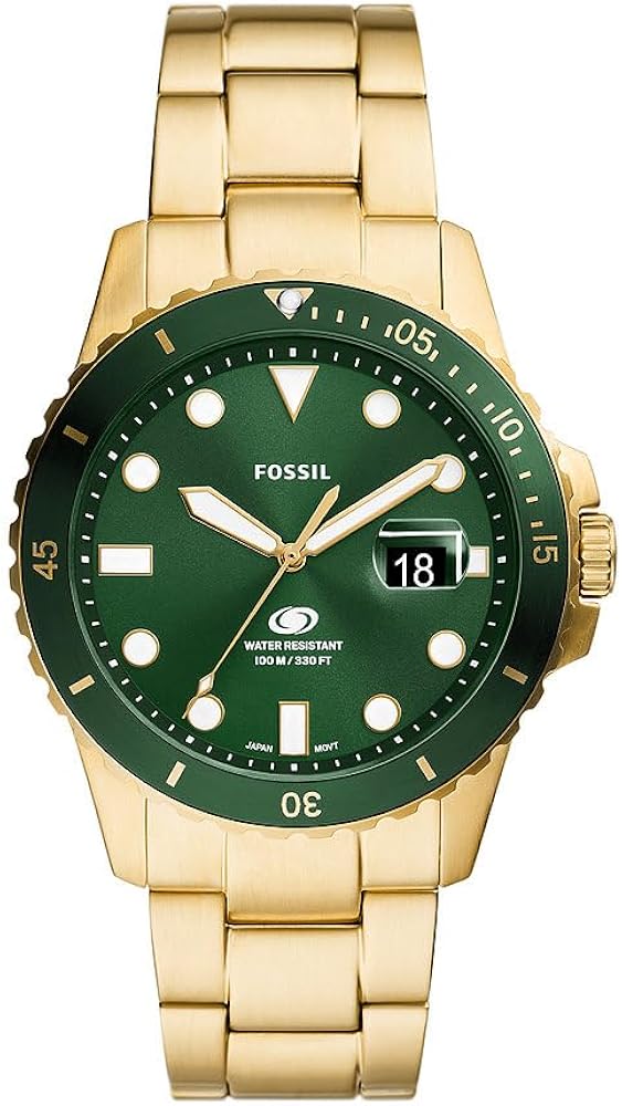 Fossil Reloj para Hombre Azul, Movimiento de Cuarzo