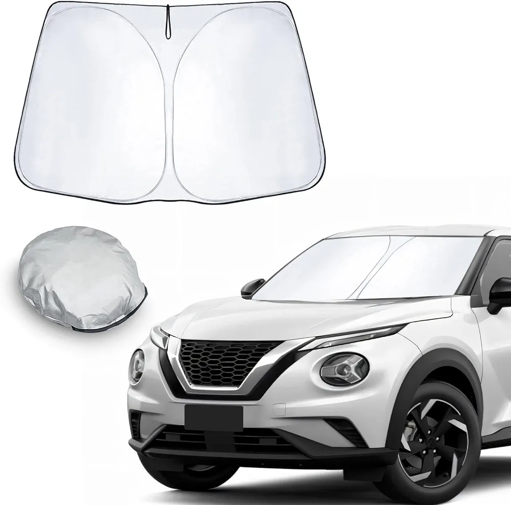 CDEFG Compatible con Nissan Juke F16 2020-2023 2024 Parasol Cubiertas Parasol Delantero Parasol Parabrisas Coche Parasol Juke F16 Hybrid Accesorios