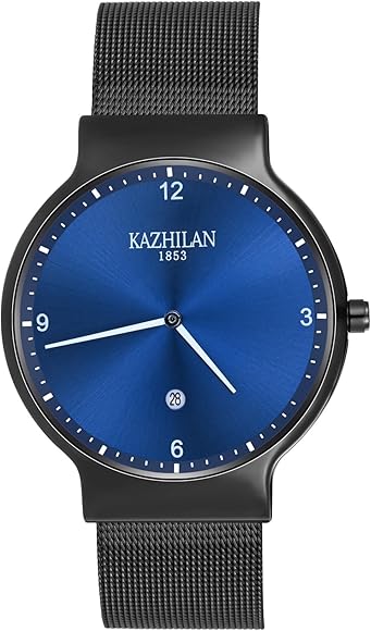 MicLee Relojes para Hombre de Cuarzo Relojes de Pulsera Dial Minimalistas ultrafinas con Calendario Correa de Acero Inoxidable Regalo para Novio