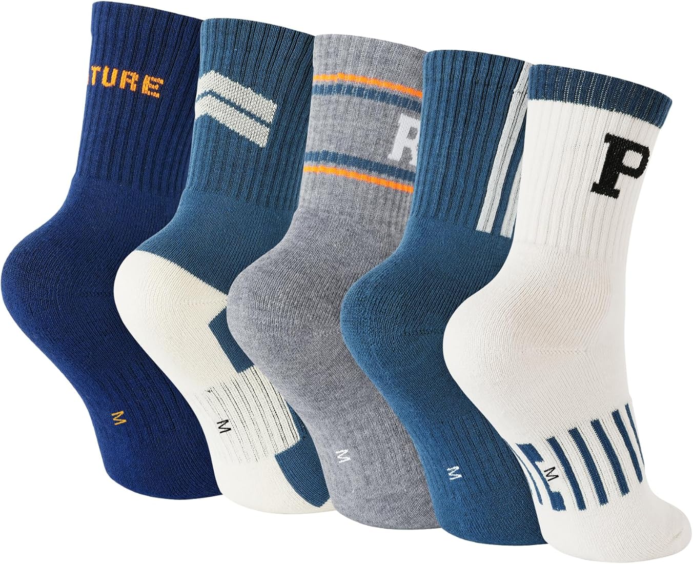 HOTUT Calcetines Niño Invierno Termicos, 5 Pares Calcetines Divertidos para Niños, Calcetines Invierno Termicos Algodón Niño, Suave y Duradero, Adecuado para Niños de 3 a 12 Años