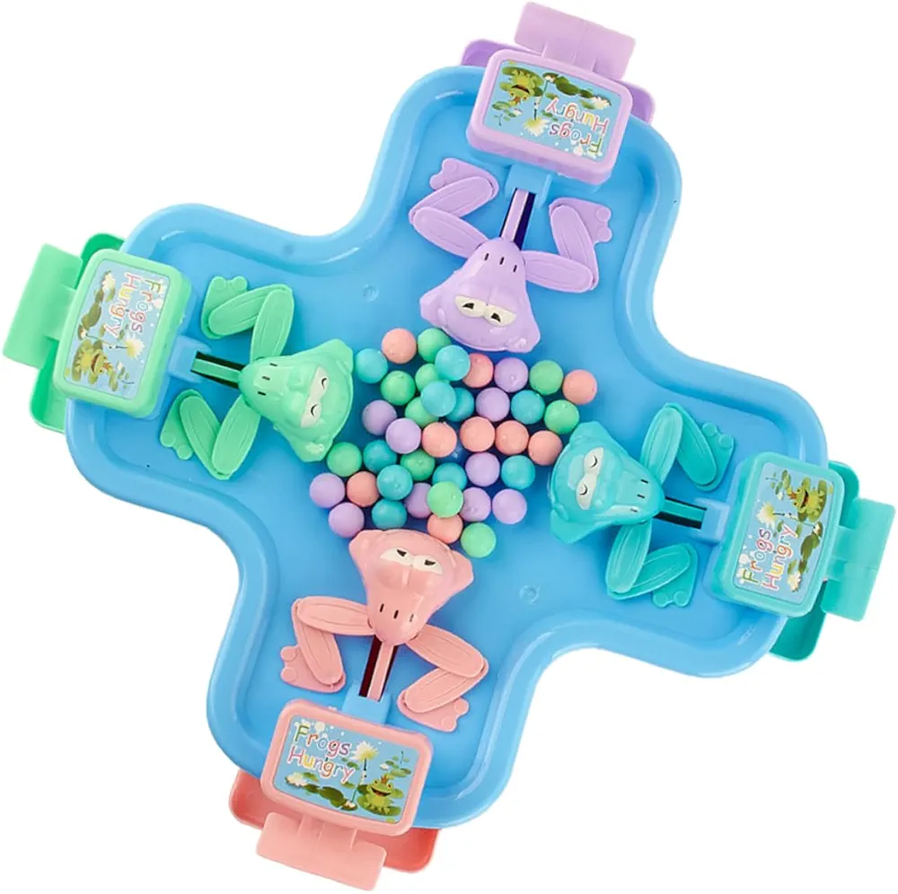 BESTonZON 1 Juego Juego de Escritorio de Juguete Juguetes de Escritorio Rana de Juguete Juguetes para niños Juguetes didácticos de plástico Juguete para Perlas Juguete de Ocio