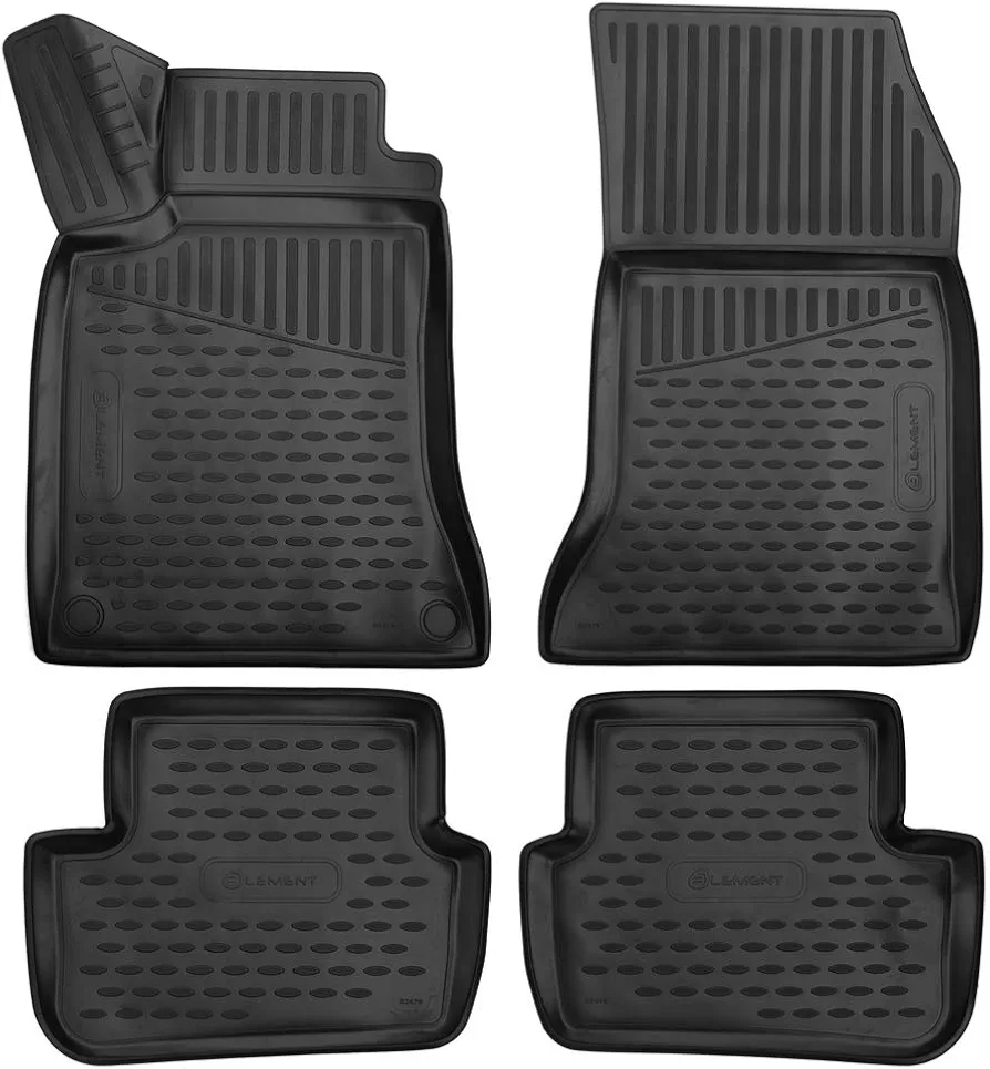 3D Alfombrillas Interior de Coche a Medida TPE Mercedes GLA-Class, H247 2020->, Crossover, Europe, 4 pcs.