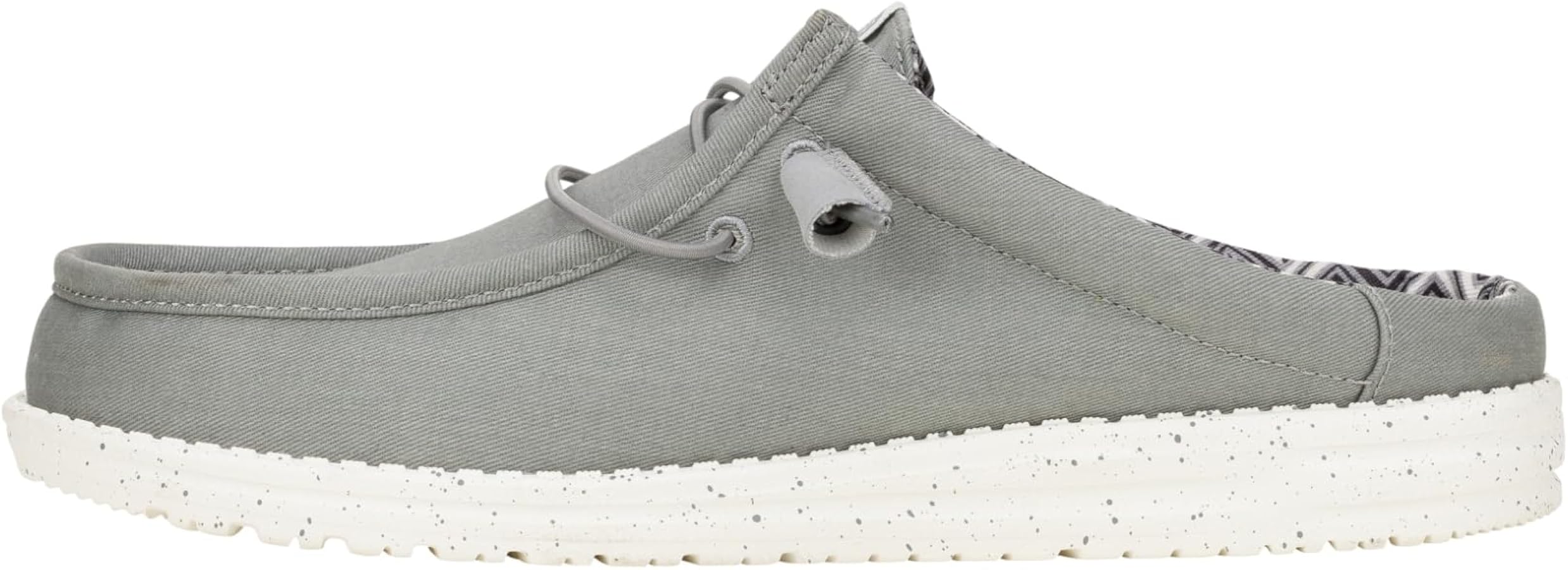 Hey Dude Men's Wally Slip Stretch Canvas | Men's Shoes | Men Slip-on Loafers | Comfortable & Light-Weight