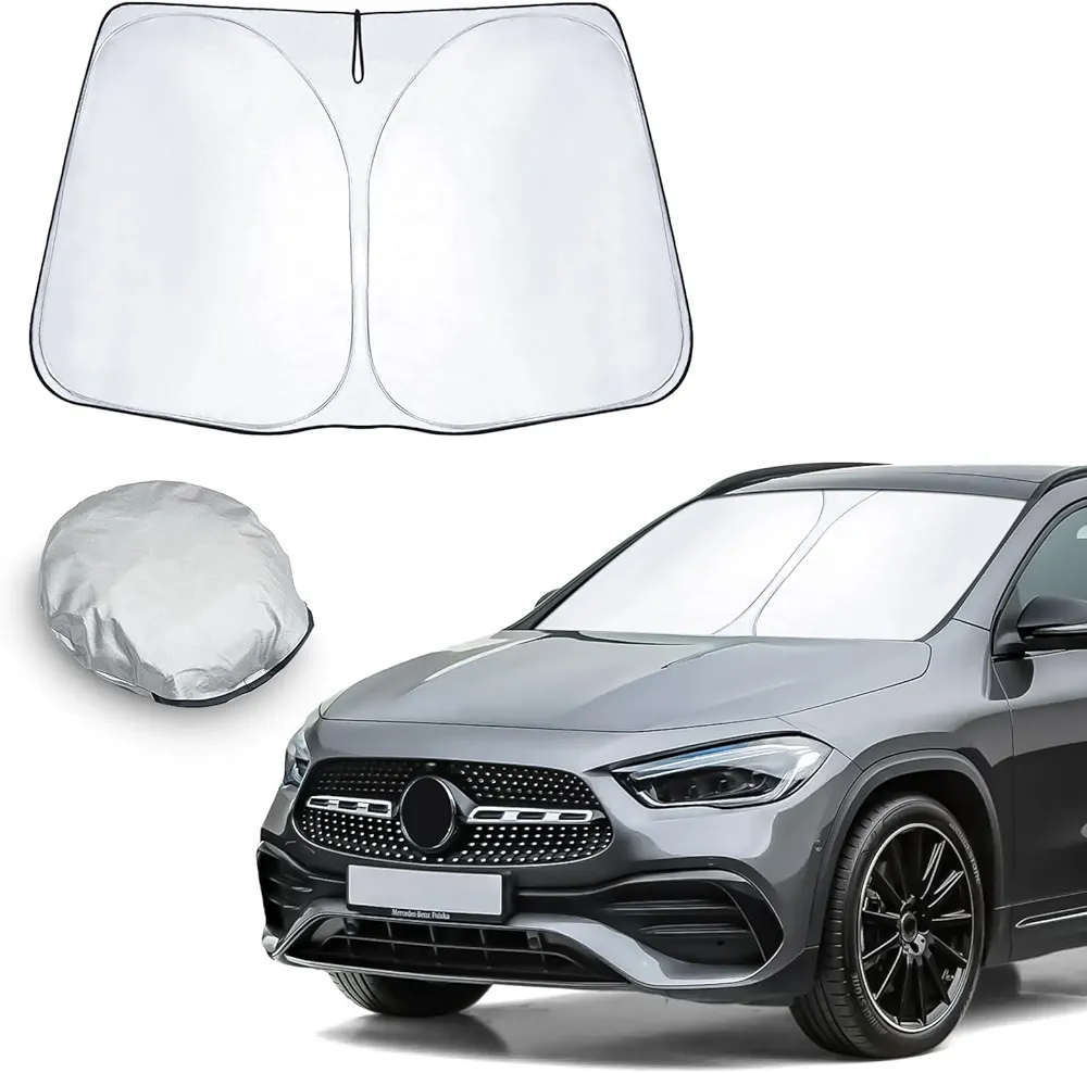 CDEFG Compatible con Mercedes GLA (H247) 2020-2023 2024 / EQA 2022-2024 Parasol Cubiertas Parasol Parabrisas Delantero Parabrisas Parasol GLA EQA Accesorios