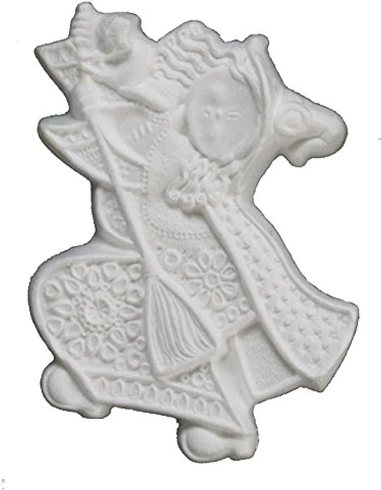 Italveneta Didattica 9148 – Juego 3 befane de poliestireno, de Relieve de Colgar, tamaño 220 mm, Blanco