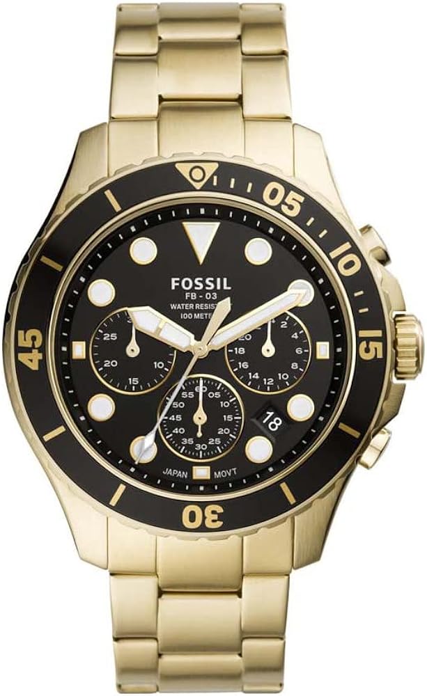FOSSIL Cronógrafo masculino fósil con pulsera FB - 03 FS5727