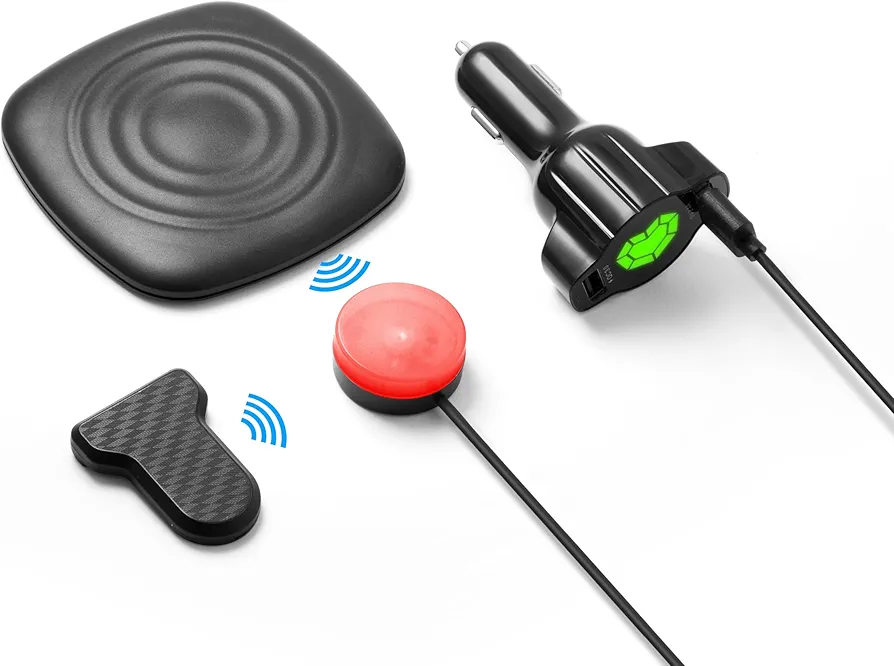 Technaxx SteelMate Sistema De Seguridad De Automóvil para Niños con Sensores, Indicación De Luz y Alarma Sonora TX-162