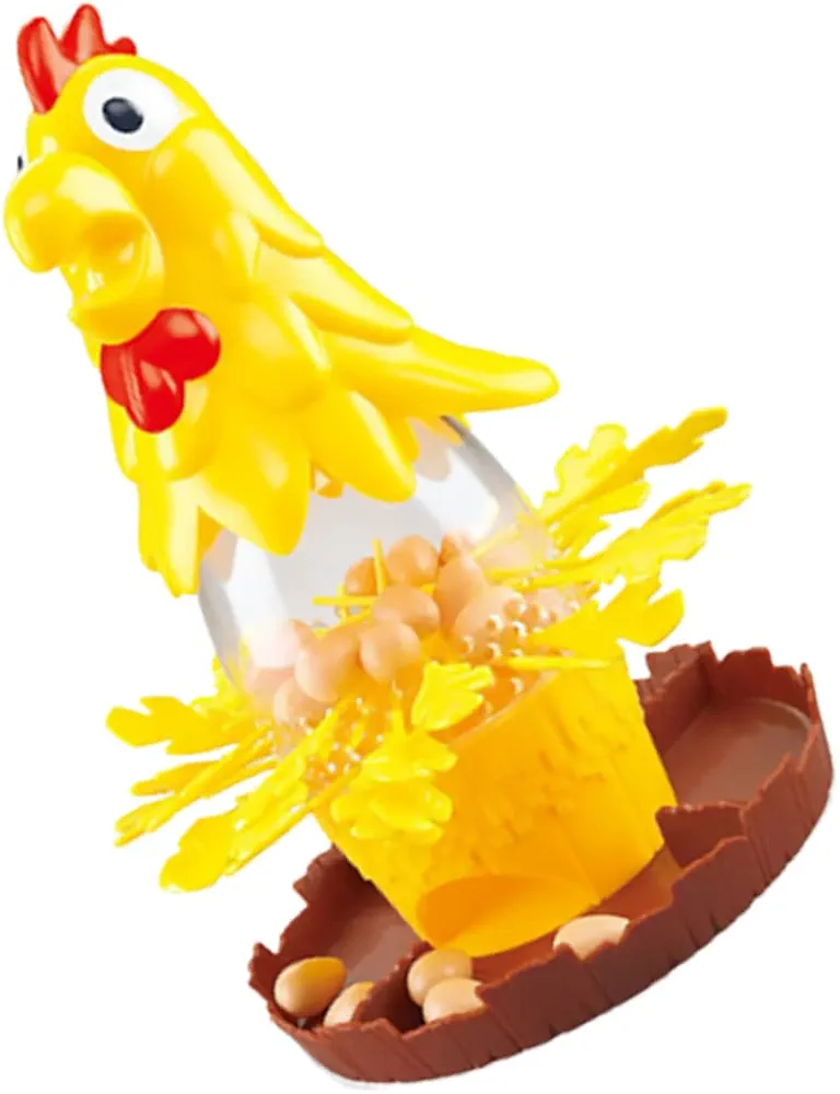 PHENOFICE 1 Pc Juego de Lesuire para niños Divertido Juego de Pollo no Dejes Caer el Juego del Huevo Educational Toys Juguetes Juegos de Mesa educativos para niños Juguete de Ocio para niños