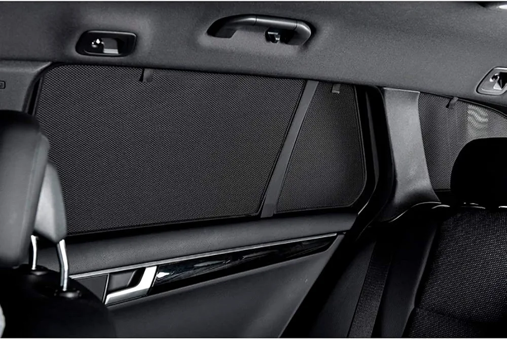 CAR SHADES Juego Compatible con Mercedes Vito 5-Puertas (para los Tipos con 2 Puertas deslizantes) LWB (Longitud del vehículo Larga) 2014- (6-Partes)