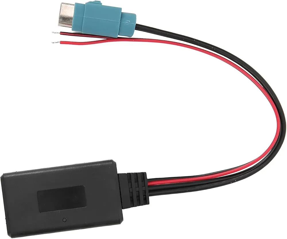 Tbest Adaptador de Audio Inalámbrico para Alpine Cda 9887, Adaptador Bluetooth Alpine Módulo Bluetooth para Automóvil Cable Auxiliar de Audio Inalámbrico Reemplazo para Alpine Idax001 Iva205R