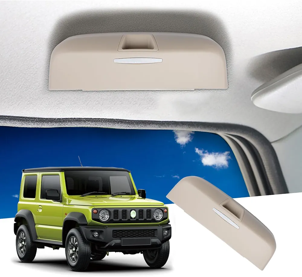 GAFAT Suzuki Jimny JB64W/JB74W 2018-2022 2023 Soporte para Gafas, Jimny Soporte para Gafas de Sol Estuche para Gafas de Coche Interior Caja Organizador, Suzuki Jimny Accesorios