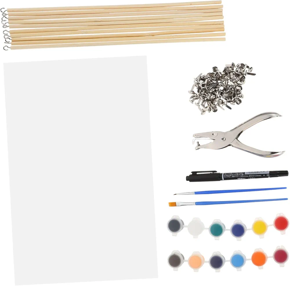 UPKOCH 1 Juego material de marionetas de sombras Decoración de habitaciones infantiles - Kit de manualidades infantiles telar junta juguetes educativos juguetes de ocio para