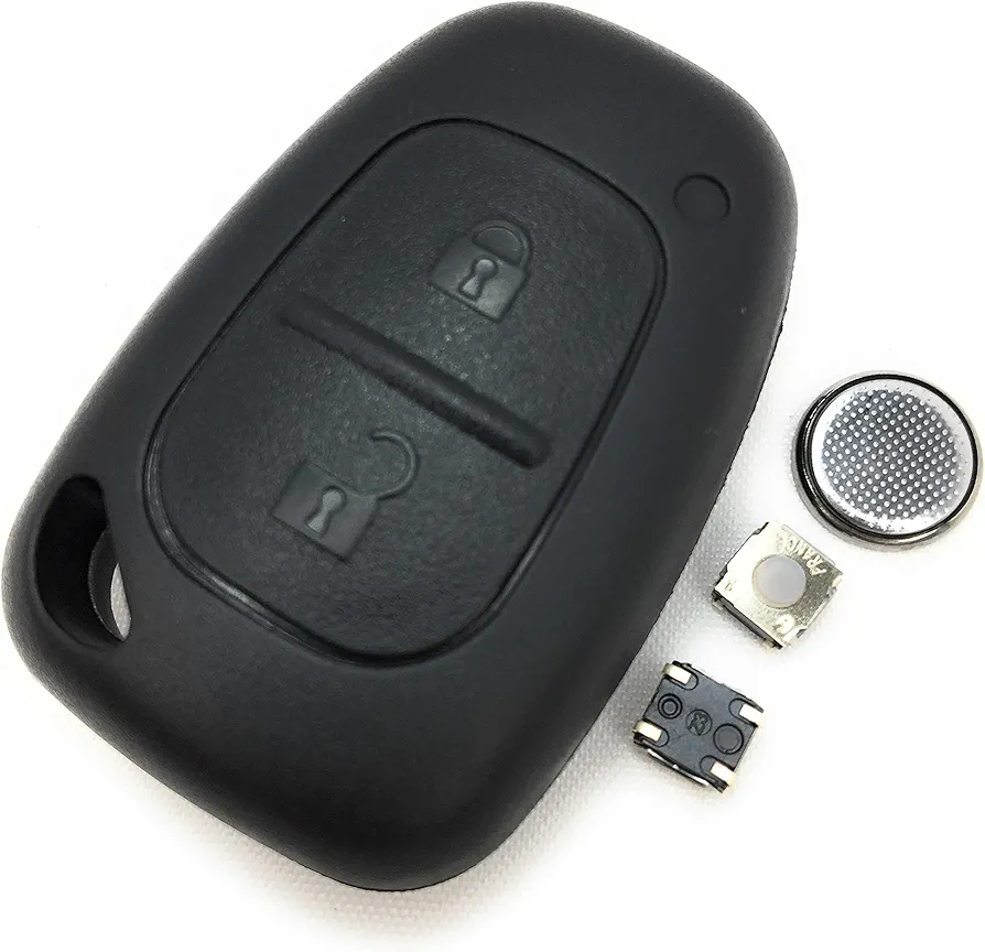 Automobile Locksmith - Kit de reparación para llave con mando para automóvil (2 botones)
