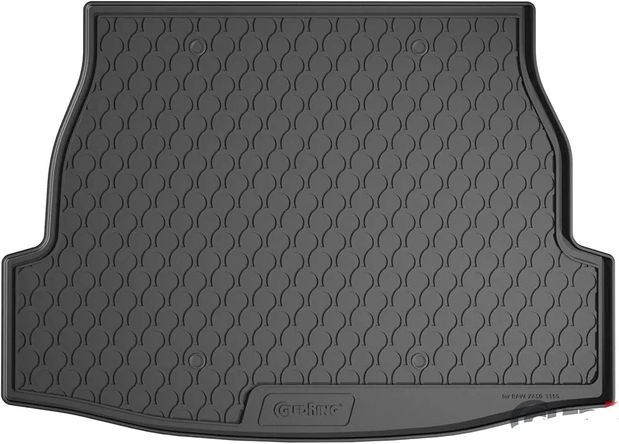 Alfombra de Rubbasol (Goma) Maletero Compatible con Toyota RAV4 V 2019- excl. PHEV & Suzuki Across PHEV 2020- (Suelo de Carga Variable Alto & Rueda de Recambio)