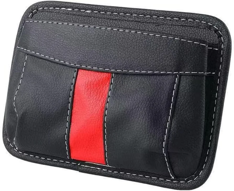 Xingdianfu Bolsa Almacenamiento Adhesivo del Organizador Brecha del Asiento del Automóvil Detrás del Asiento Automóvil Ayuda a Reducir Conducción Distraída Y Tarjetas Dinero