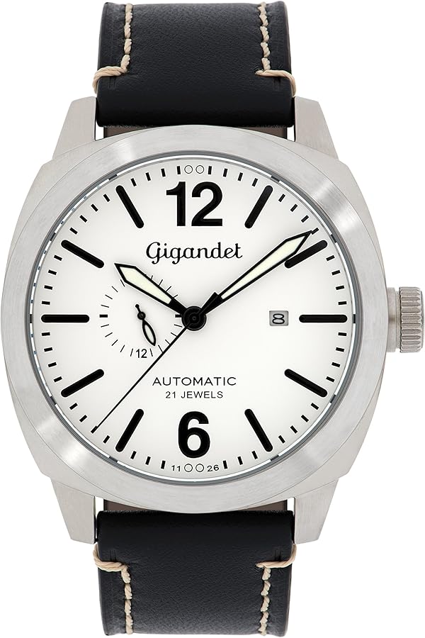 Gigandet Reloj Analógico para Hombres de Japonés automático con Correa en Cuero AVG16-08