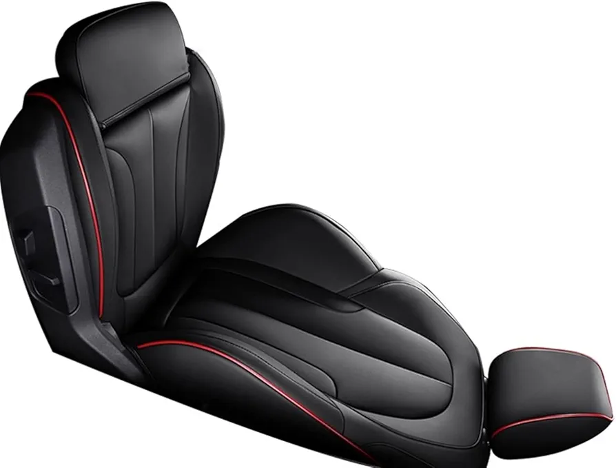 WITTSY Fundas De Asiento De Coche para Audi TT Mk1 Mk2 Q7 2007 A4 B7 B8 Avant A6 C5 A5 Sportback A3 8l A1 Q3 Q5 1 Uds. Accesorios para Automóviles (Color : 1Pcs- Black)