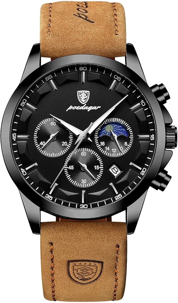Alkimia, Reloj de Pulsera para Hombre de Cuarzo, cronógrafo con Fecha