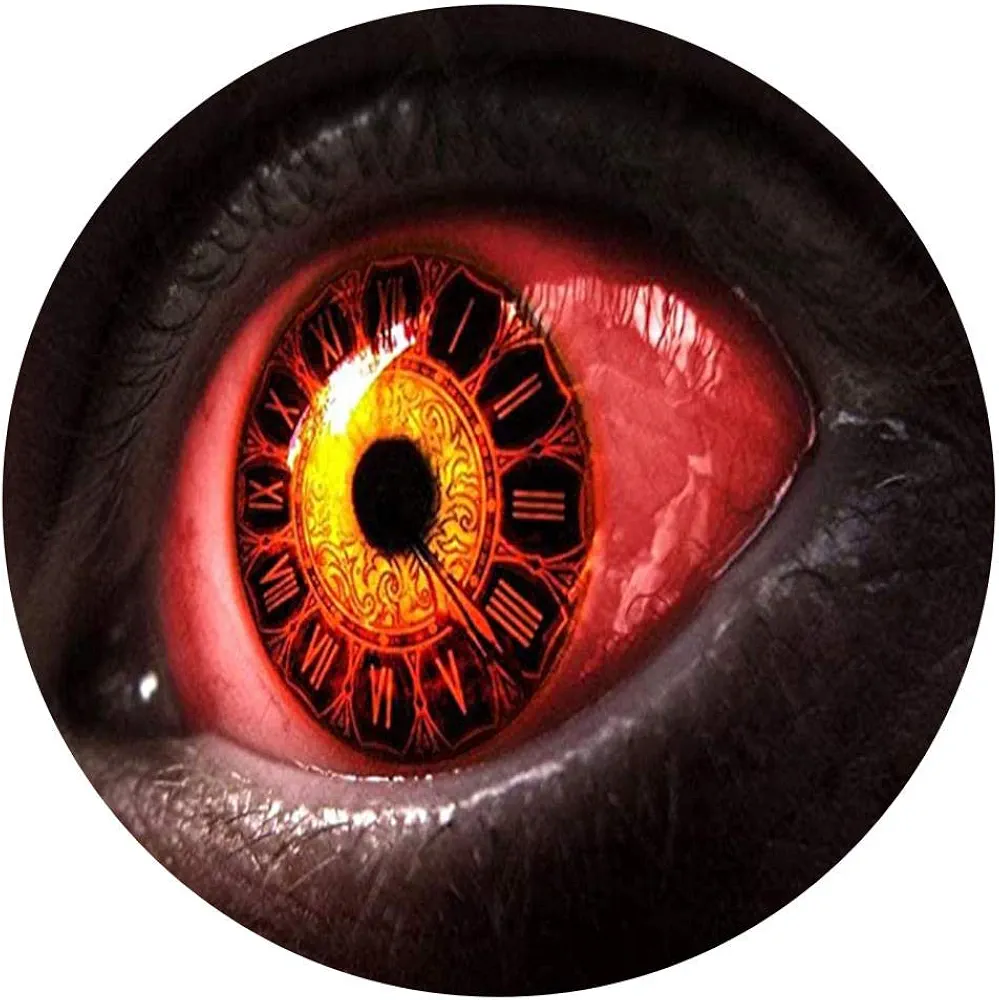 Yingxin34 Juego de Rompecabezas para Adultos y niños 1000 Piezas de Reloj Ojo Puzzle Ocio Juego Creativo Juguete Rompecabezas Juego Educativo Rompecabezas Circular