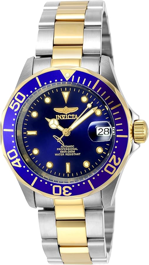 Invicta Pro Diver Reloj automático para hombre de acero inoxidable, 40 mm