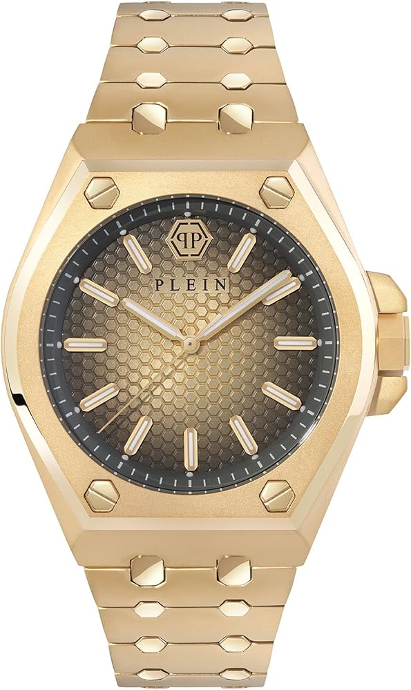 Philipp Plein Plein Extreme Gent - Reloj analógico de Cuarzo para Hombre, acero Inoxidable
