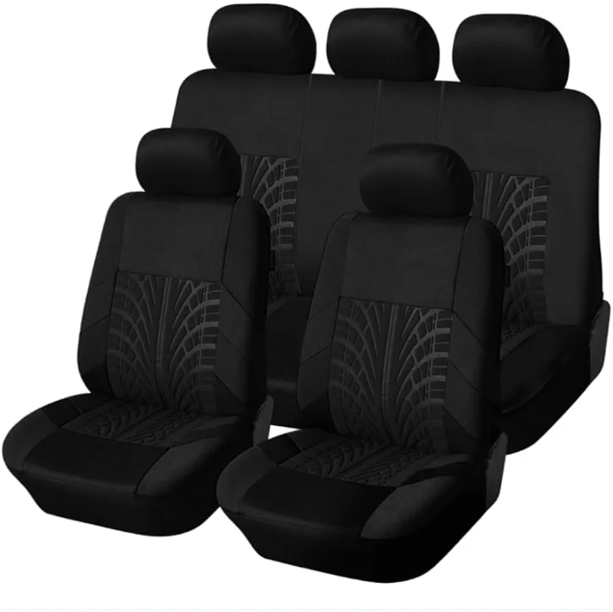 WACDXST Coche Fundas Asientos, para Jeep Renegade 2018-2023 Impermeable Cómodo y Transpirable Asiento Protector Cubreasientos Interior Accesorios,B