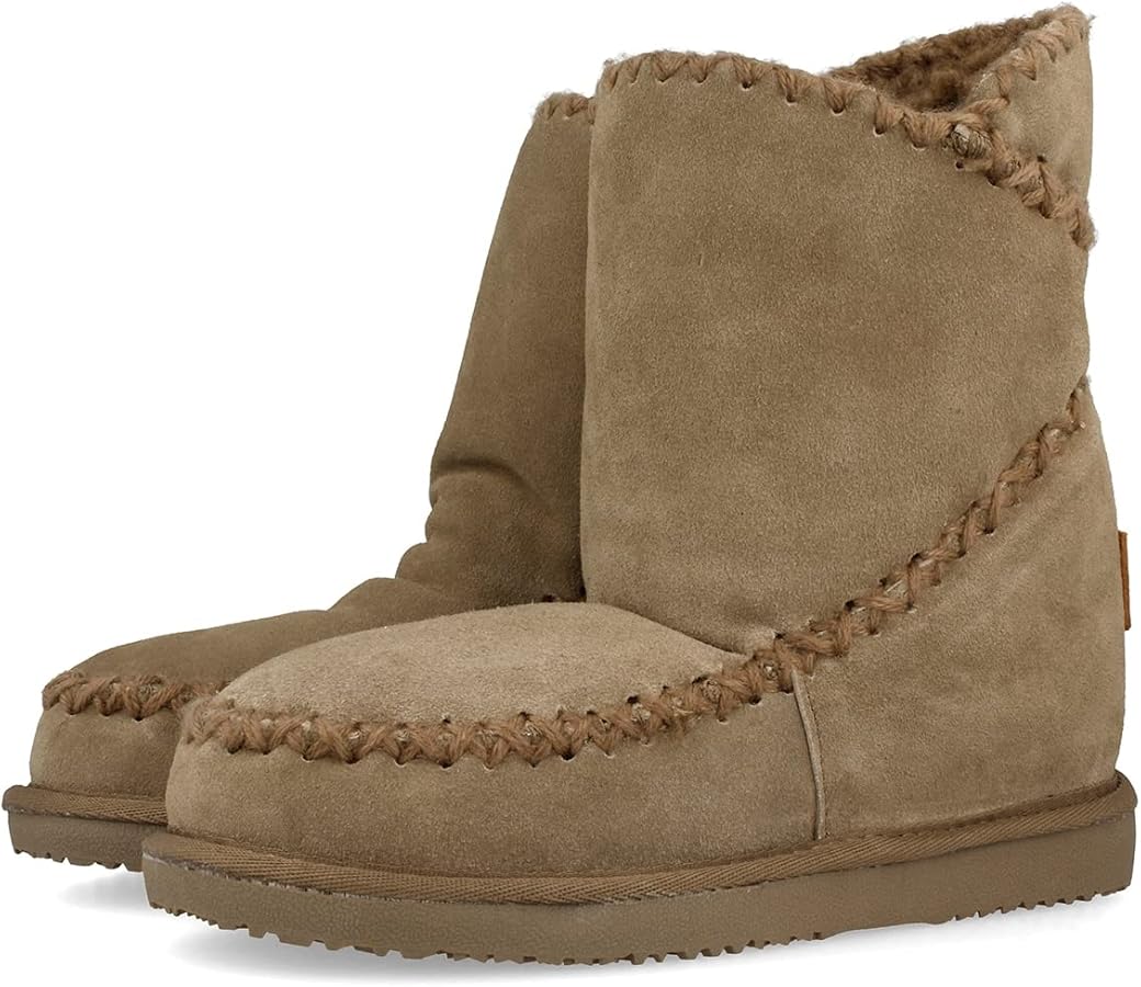 GIOSEPPO Botines Dorados de Estilo Australiano con cuña Interna para Mujer 42114