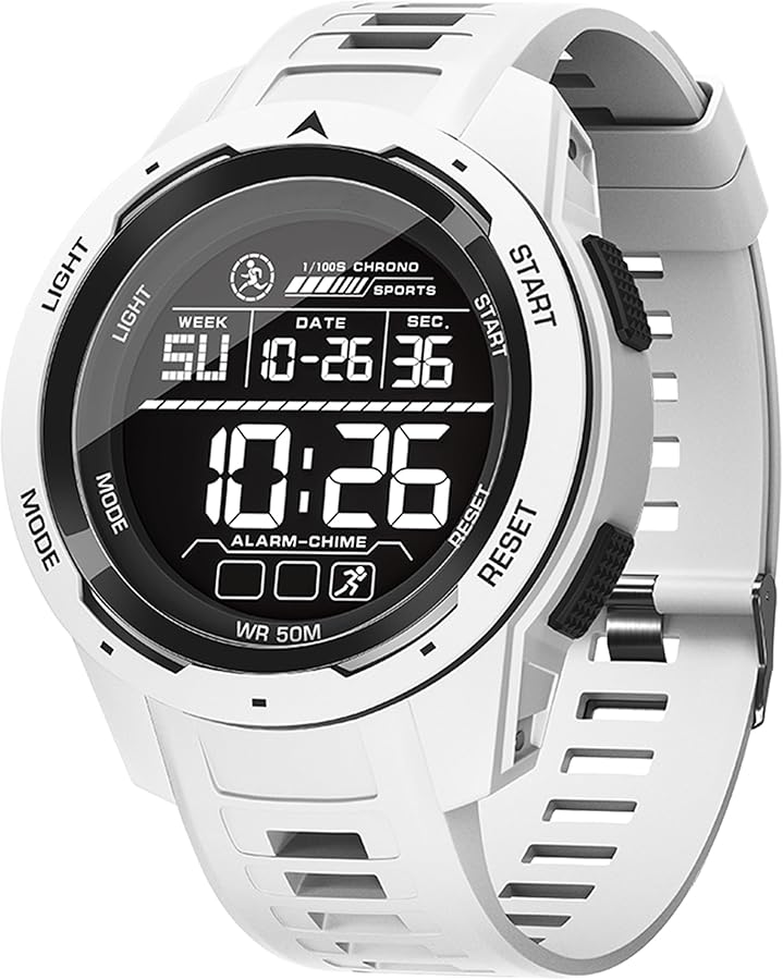 findtime Reloj digital para hombre, resistente al agua, táctico, con retroiluminación LED, cronómetro, alarma, deportes, a prueba de golpes, calendario, al aire libre, reloj de pulsera militar