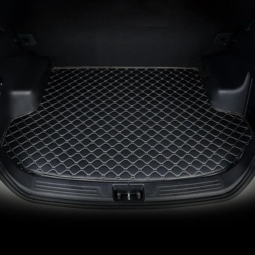 HDDSAI Coche Alfombrillas Maletero, para Hyundai Santa Fe (CM) 2. Gen 5-Seat 2006-2012 AntiarañAzo Mpermeable Duraderas Protector Maletero Coche Alfombra Accesorios,C
