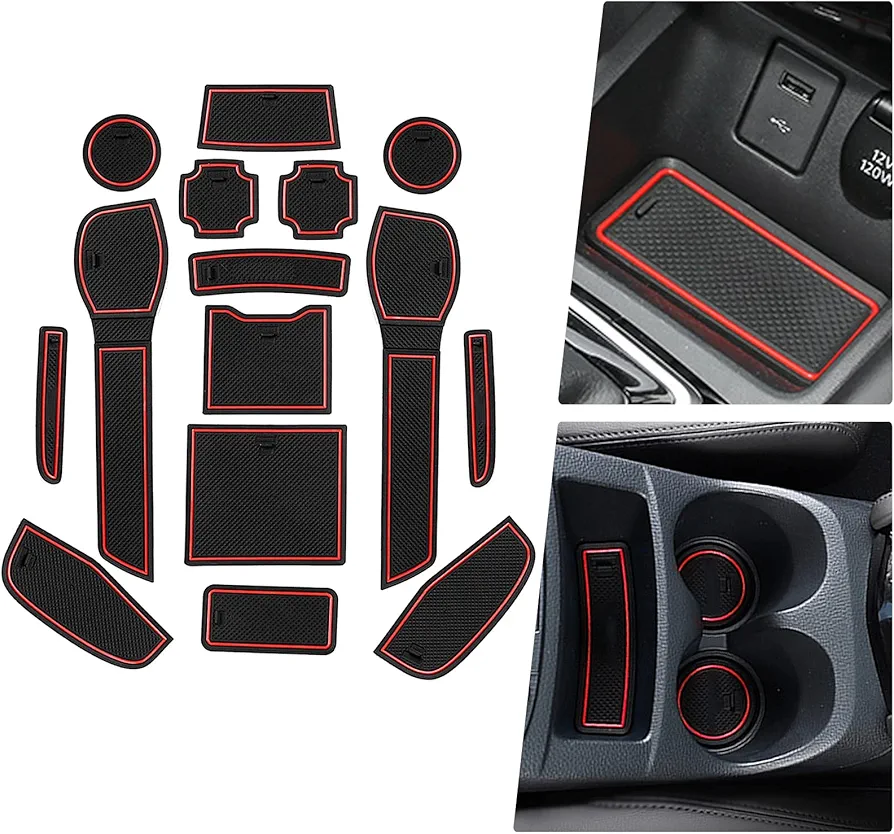 BIBIBO Alfombrillas de Goma para Coche compatibles con Nissan Qashqai J11 2019-2021, Alfombrilla Antideslizante de Goma, Ranura Puerta Interior del Coche Accesorios