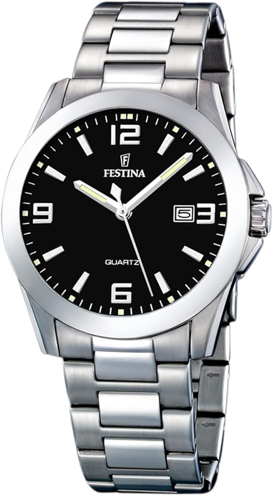 FESTINA Reloj Analógico para Hombre de Cuarzo con Correa en Acero Inoxidable F16376/4