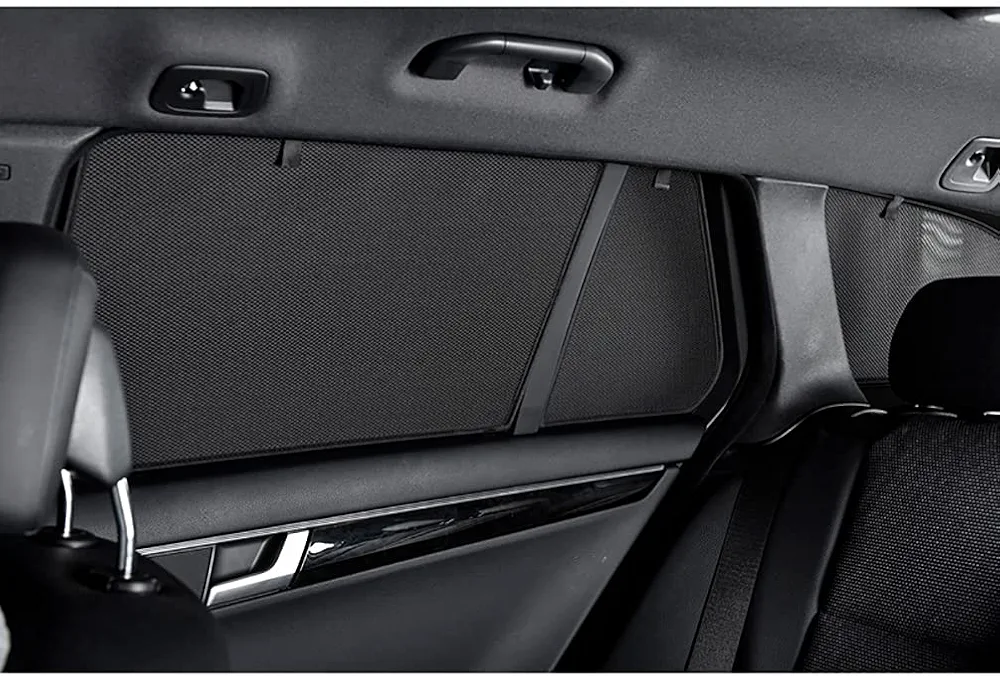 CAR SHADES Juego (Puertas traseras) Compatible con Peugeot 3008 II 2016- (2-Partes)