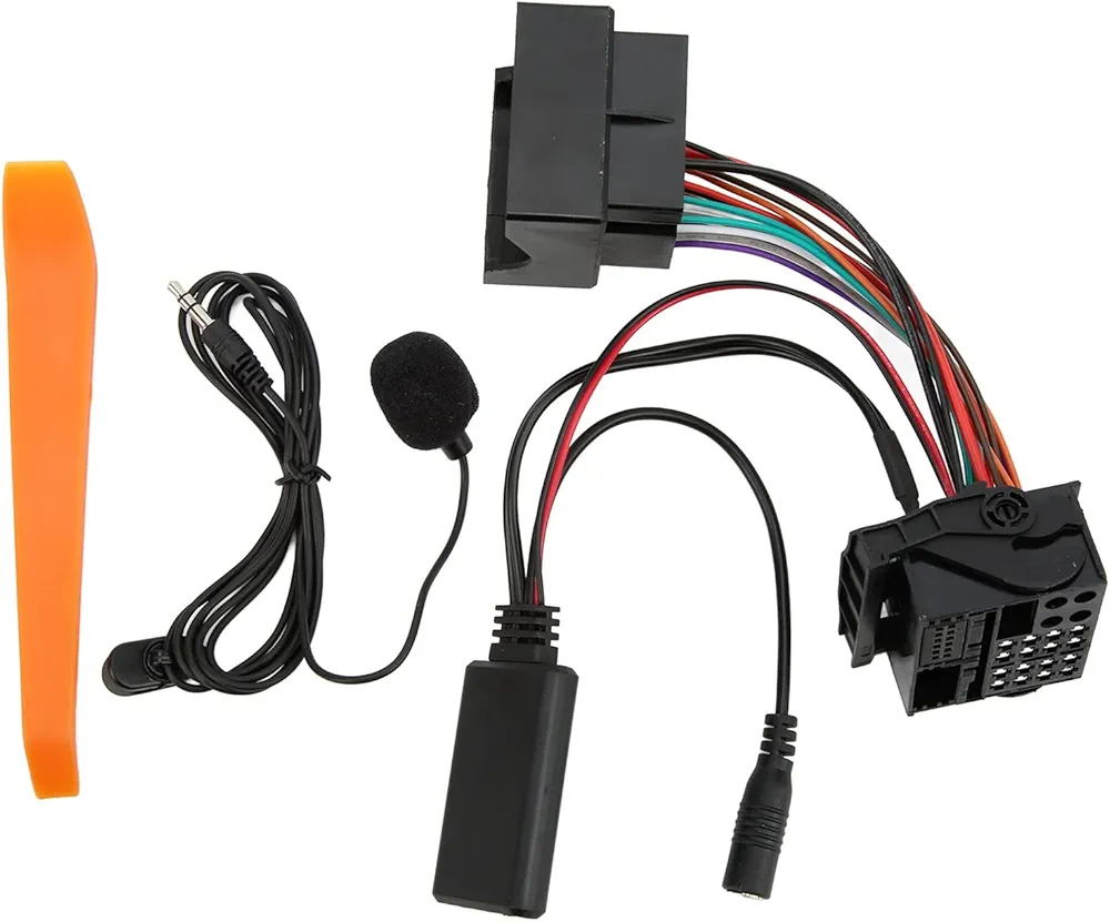 Adaptador Bluetooth5.0 AUX IN Reemplazo de micrófono manos libres de 12 pines para OPEL CD30 Mp3 CDC40 CD70 DVD90