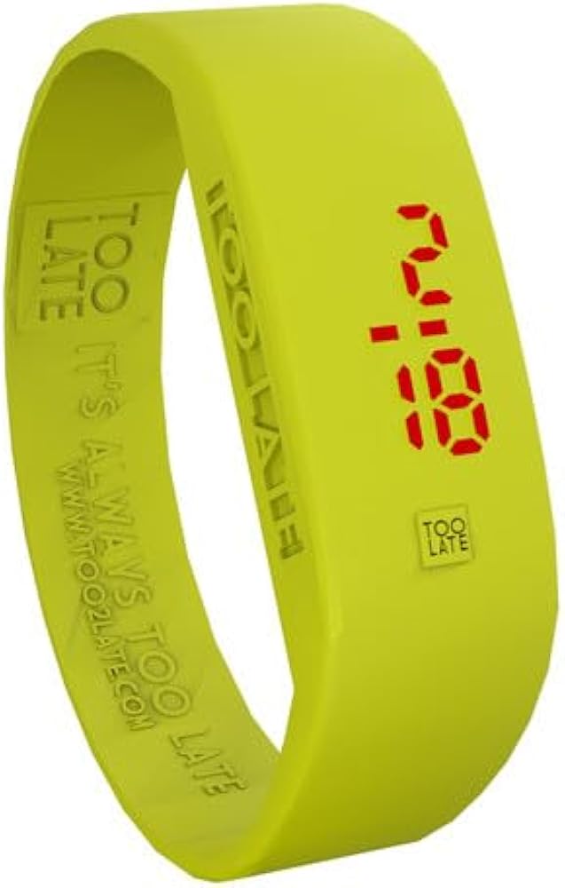 Reloj Digital con Correa de Silicona, Esfera LED, Función de Fecha y Hora
