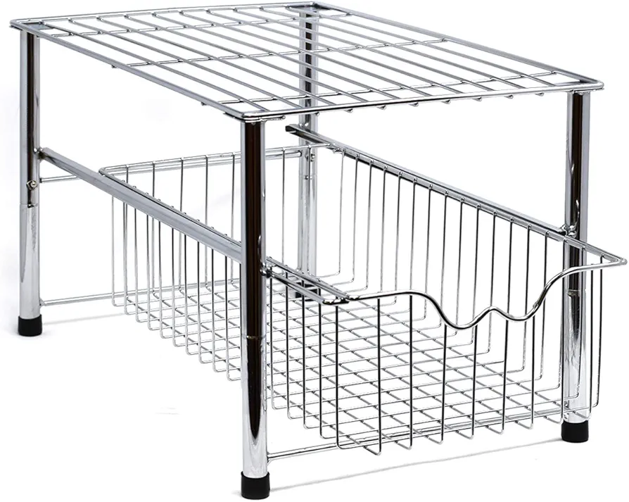 Joeji's Organizador bajo Fregadero - Almacenaje de Cocina bajo Fregadero Multiuso Organizador armarios Cocina Cromado Plateado