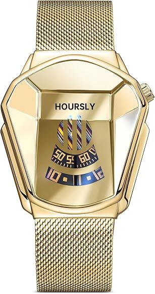 dirocoro Elegante Relojes Hombre Diseño Unico Relojes Acero Inoxidable Band Esfera Transparente Negocio Ocio Multifunción Hombres Relojes Pulsera