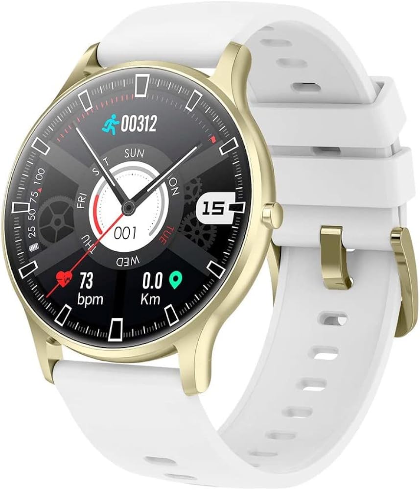 Radiant - Colección Miami Black- Reloj Inteligente, Smartwatch con Pulsometro, Tensiometro, Monitor de Sueño y función de Pulsera Actividad Digital. para Hombre y Mujer. Compatible con Android iOS