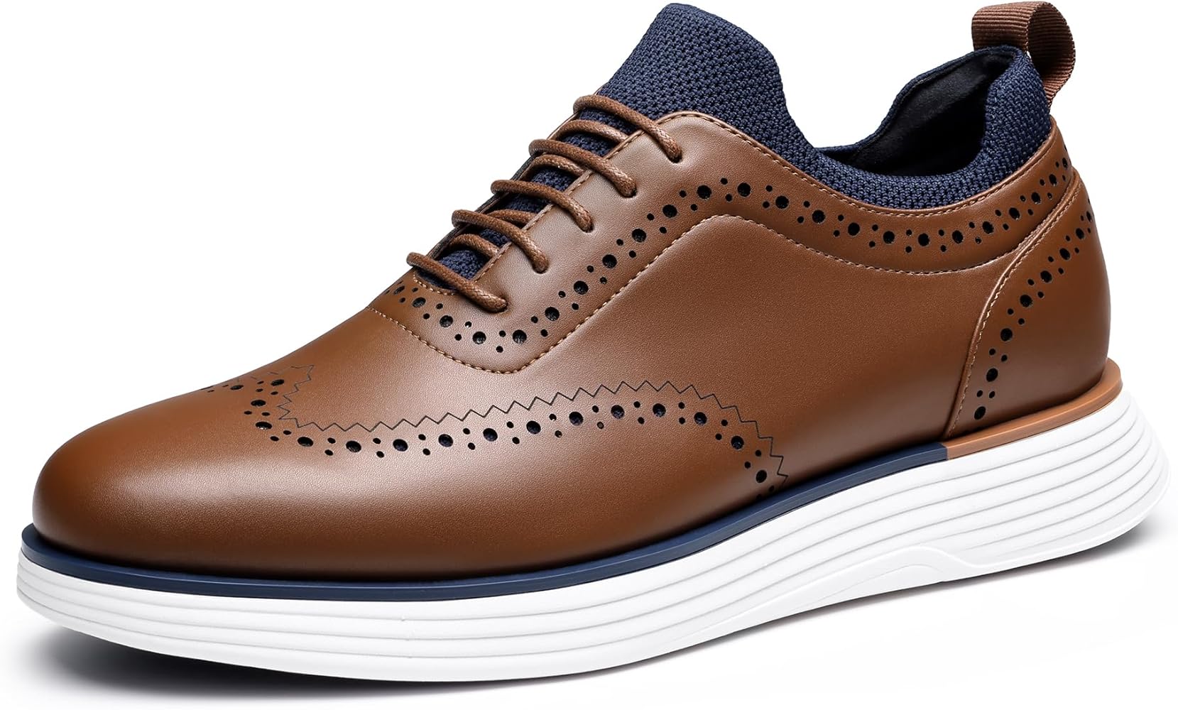 Bruno Marc Zapatos Vestir Hombre Zapatos de Cordones Oxfords Brogue Clásico Formales Derby para Hombre Boda Fiesta SBOX2326M GrandFlex Suit Craft