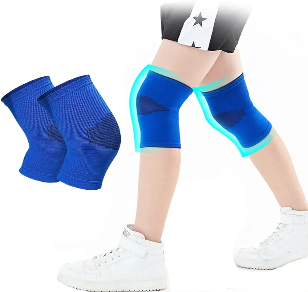 1 Pare Rodilleras para Niños Soporte de Rodilla para Articulaciones de Alta Resistencia Mangas de Compresión Piernas Cómodas Vendas de Rodilla Transpirables