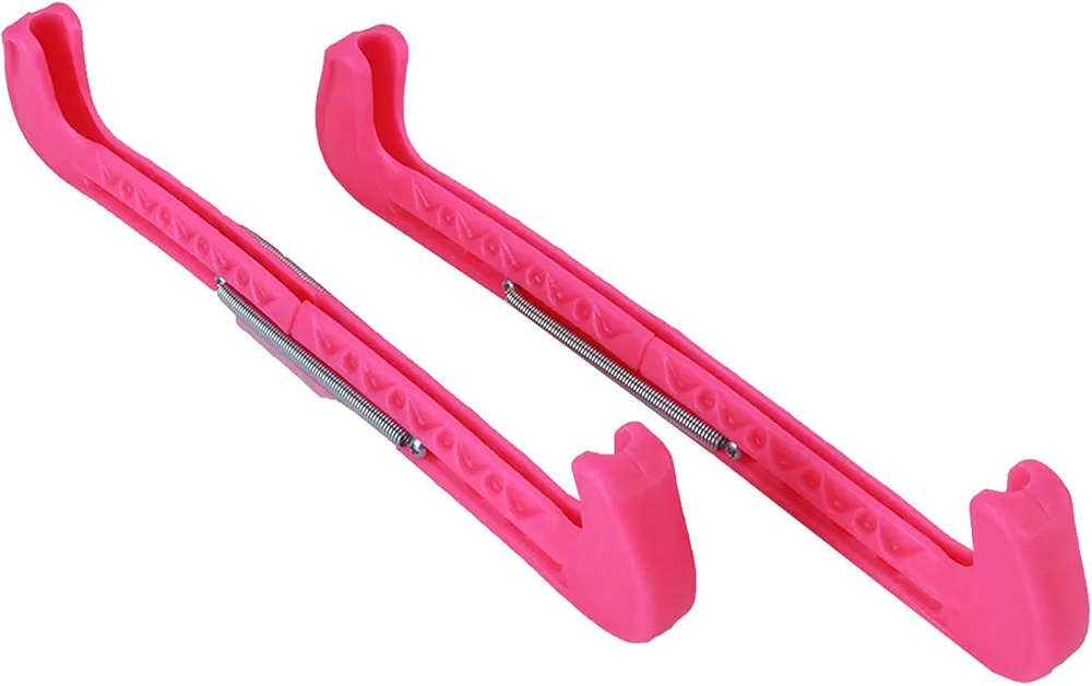 Okuyonic Protectores de Cuchillas para Patines, Protección Segura para Patines Fuerte para Patines de Hielo(Rosado) Otros artículos para Deportes Extremos