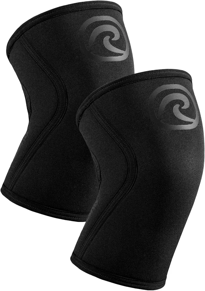 Rehband Vendaje de Rodilla, Soporte de Rodilla de 7mm para Entrenamiento con Pesas y Levantamiento de Pesas, estabiliza la articulación de la Rodilla