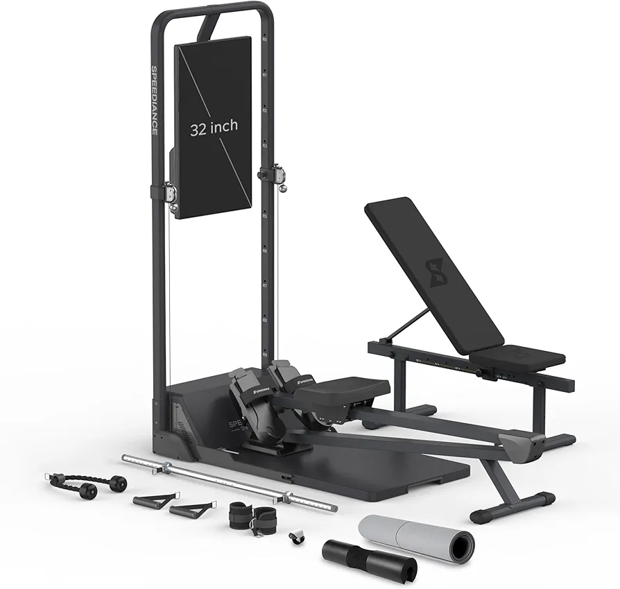 Speediance Gimnasio Inteligente Todo en uno, Equipo de Entrenamiento de Fitness Inteligente, máquina de Entrenamiento de Resistencia Total del Cuerpo, máquina de Entrenamiento de Fuerza