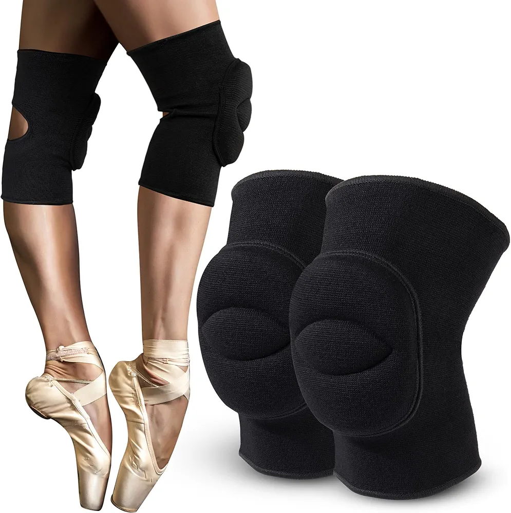 Aiseyi Rodilleras para bailar voleibol, 20 mm, esponja gruesa, protección para rodillas, para yoga, deportes, correr