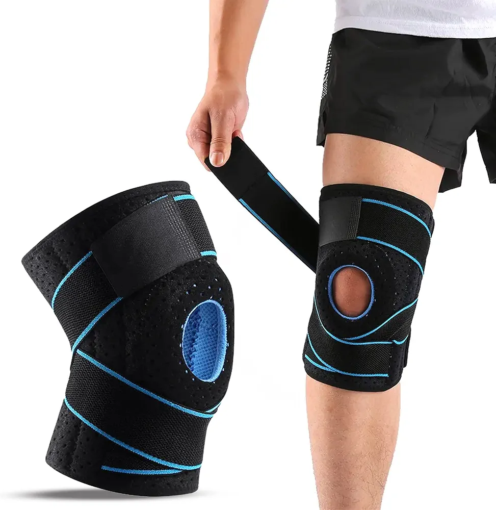 WS WorlsTrend Rodillera para Hombres y Mujeres - Rodillera Rotuliana Ajustable para Artritis - Dolor Articular - Lesión de Ligamentos - Tendinitis - Rodilleras Crossfit - Rodillera Profesional.