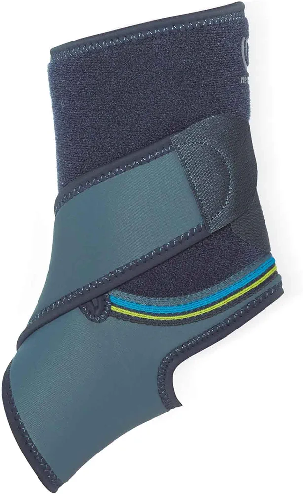 PRIM NEOPRAIR | Tobillera Envolvente | Neopreno Transpirable | Dolor articular/Esguinces/Tendinitis | Uso deportivo | Talla única, Bilateral | Color Gris y Azul