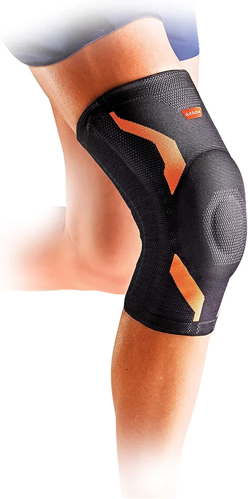 VoltActive Rodillera XXL de la familia Voltaren para alivio del dolor de rodilla, deporte, estabilización (por ejemplo, en caso de daño de menisco) (1 unidad)