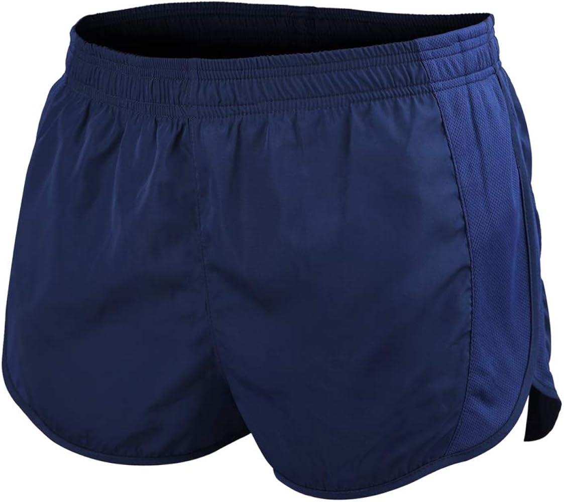 Muscle Alive Hombres Deportes Running 1" Élite División Corriendo Pantalones Cortos con Lado Malla Panel Rápido Seco Shorts