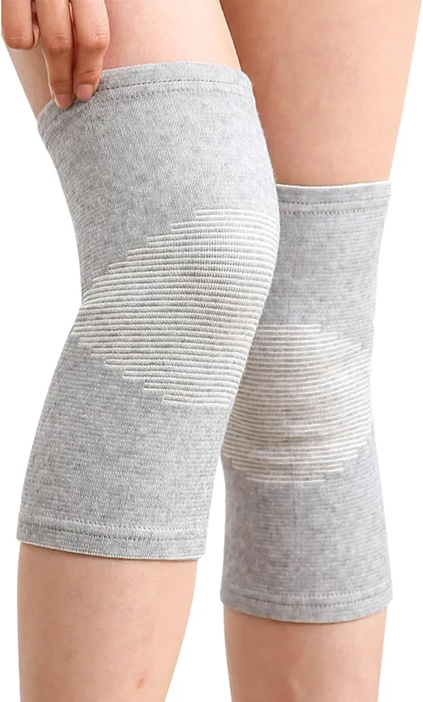 RevpoltIQ Rodillera elástica rodillera transpirable ligera para dolor articular, artritis, ACL, curación de lesiones, deportes, correr, fitness, recuperación de lesiones